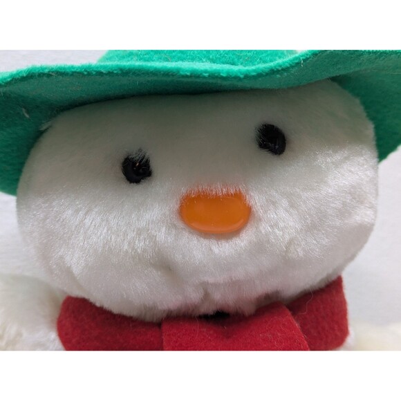 The Snowman Plush HAND PUPPET Raymond Briggs Soft Cover Story Book Toy Eden - Picture 6 of 10